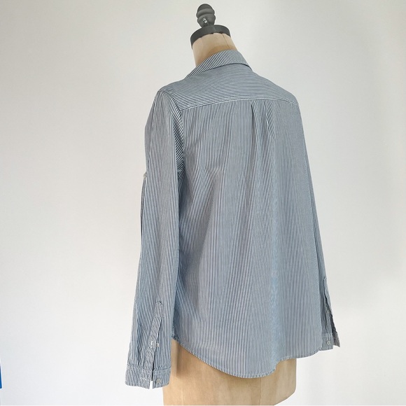 Fossil striped cotton button up shirt - S - Picture 4 of 5